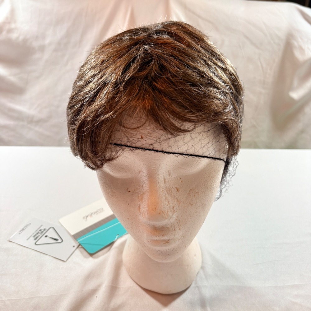Gabor Essentials Laughter Wig Womens Average Brown Grey Heat Friendly Synthetic